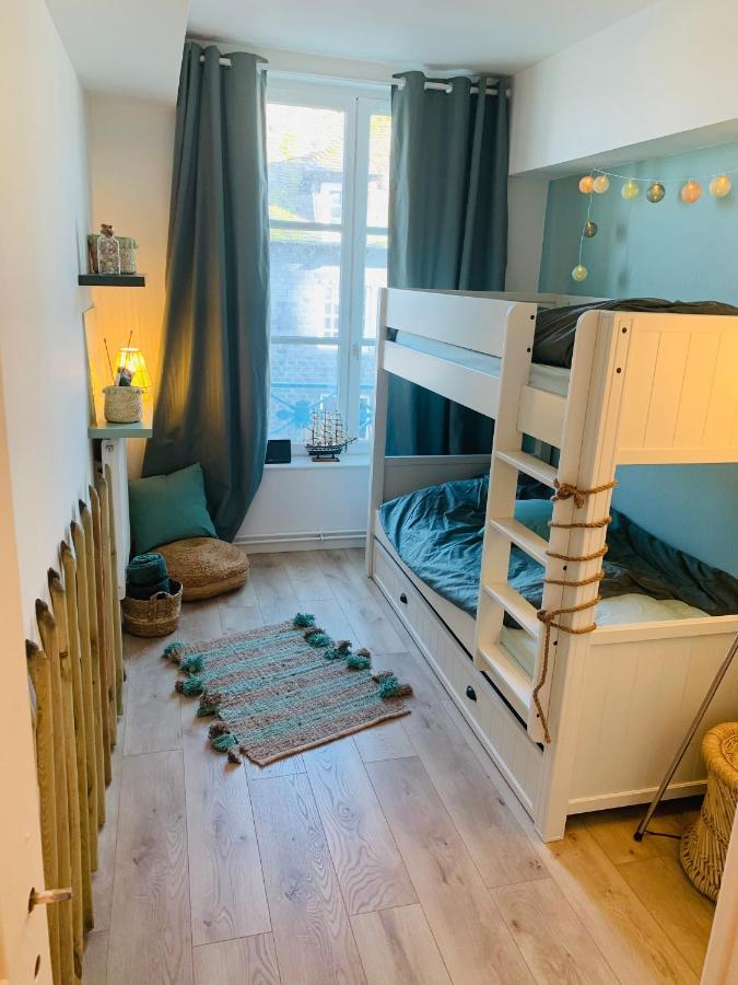 Ferienwohnung La Loge Des Artistes Honfleur Exterior foto