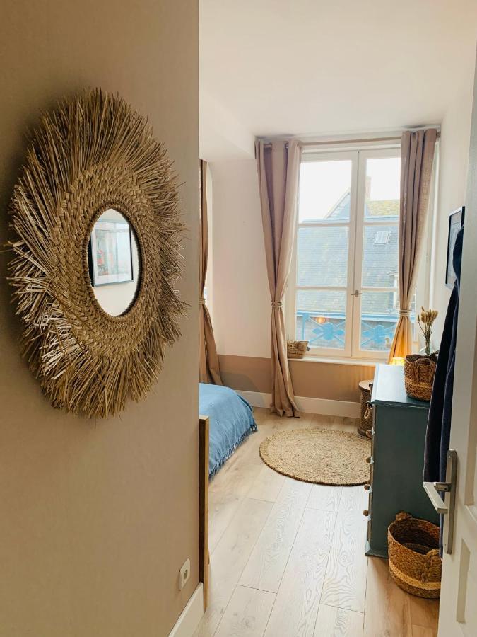 Ferienwohnung La Loge Des Artistes Honfleur Exterior foto